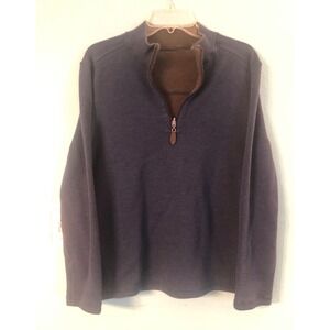 Jachs NY‎ Men's Sweater Size L Blue Zip up